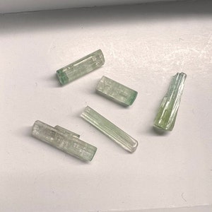 5 piece Natural Tourmaline lot 1.54 grams