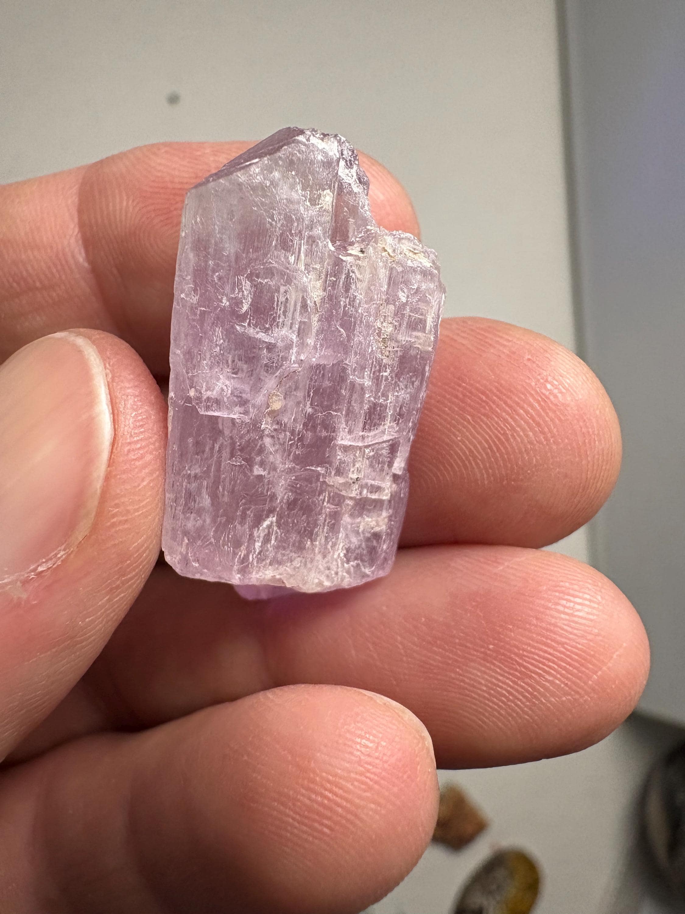 クンツァイト 結晶 原石 B 天然の原石クンツァイト結晶 9.3 グラム - Etsy 日本