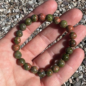 Unakite Stretch Bracelet