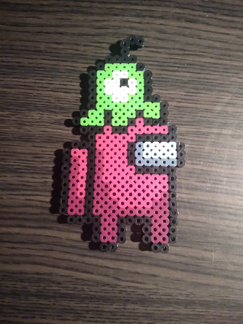 Among Us With Hats Inspired Perler Bead Art Part 2 Etsy
