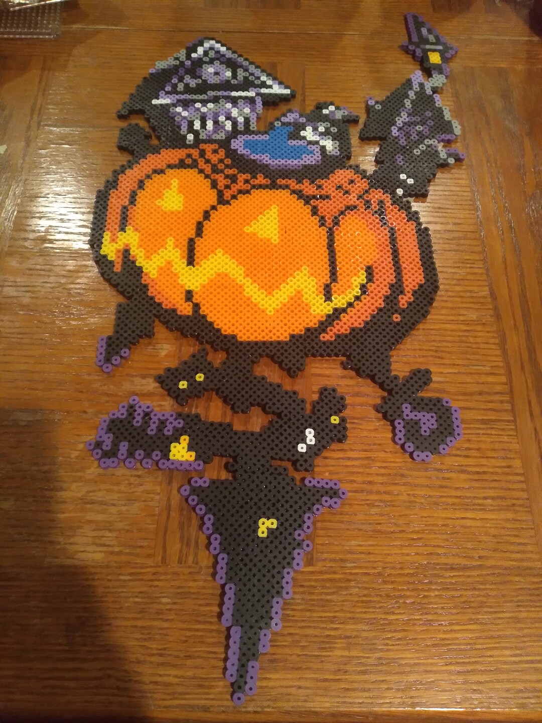 Halloween Town Inspired Perler Bead Art Australia