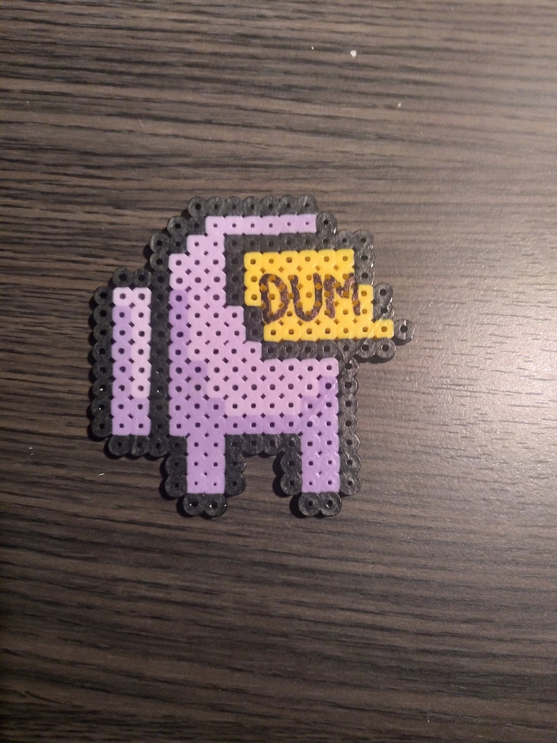 Among Us With Hats Inspired Perler Bead Art Etsy Ireland