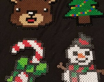 Christmas Perler Bead Ornaments