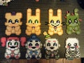 Five Nights at Freddy&#39;s Plush Inspired Perler Art
