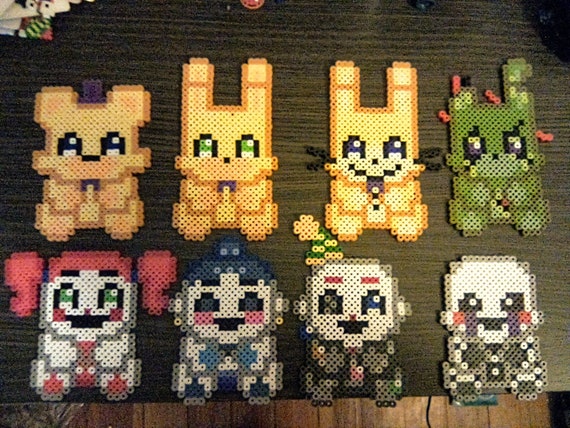 Papercraft fnaf1 plush figures : r/papercraft