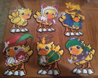 Chocobo Perler Bead Art: Final Fantasy Inspired Decor