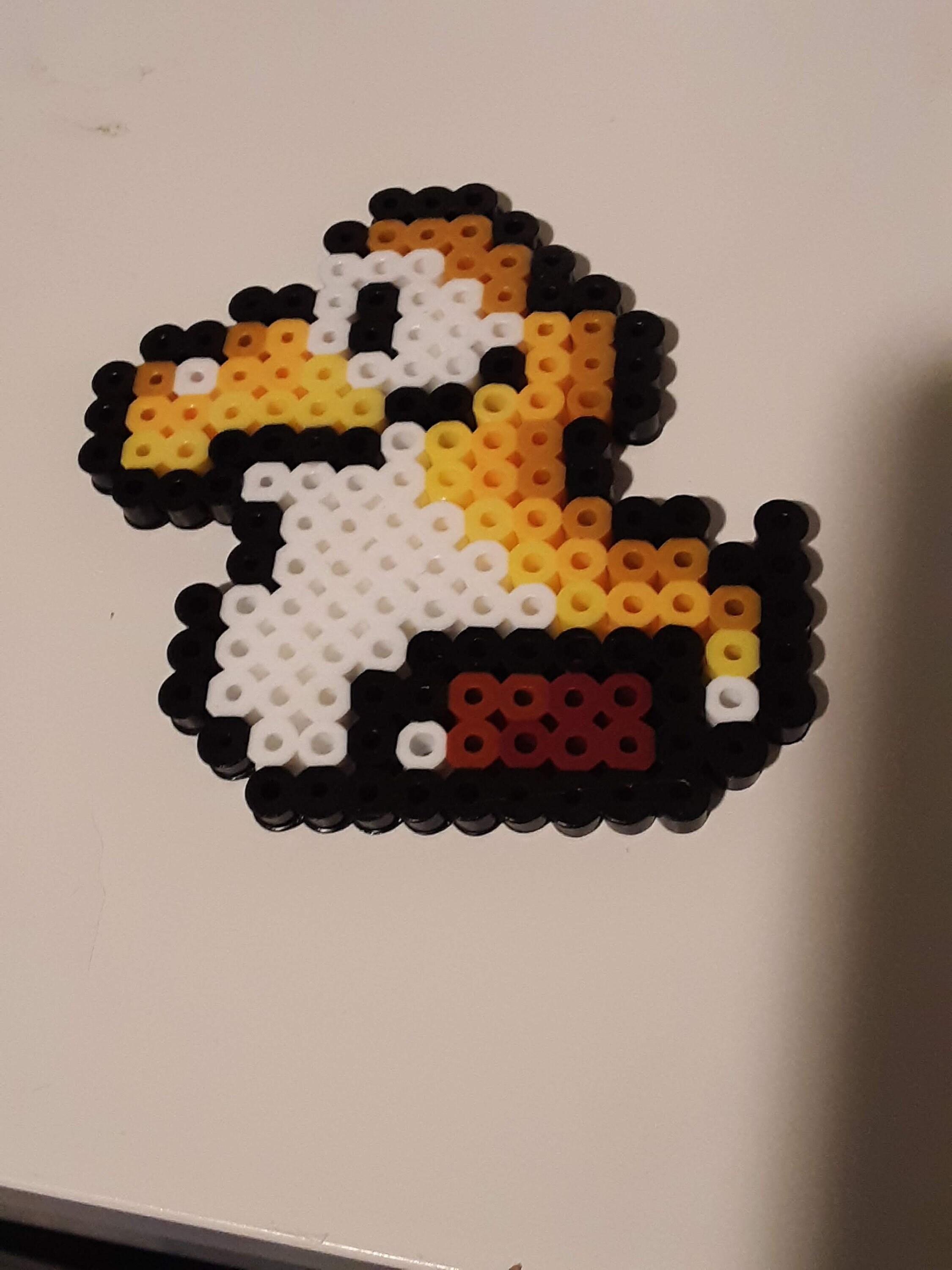 Pyssla Yoshi Baby Yoshi Inspired Perler Bead Art - Etsy