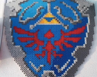 Loz Inspired Shield Perler Pixel Art