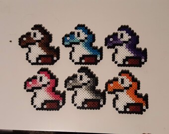More Baby Yoshi Perler Art
