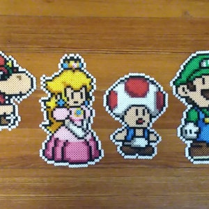 Paper Mario Inspired Perler Pixel Art