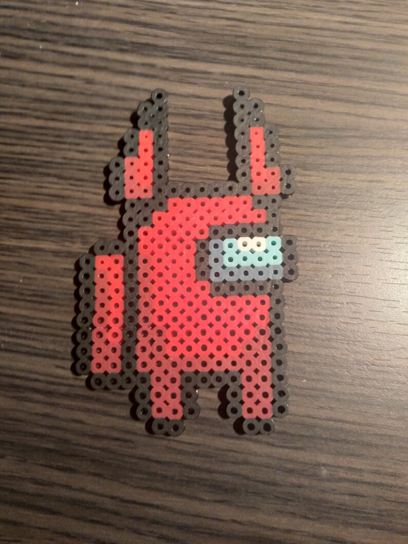 Among Us With Hats Inspired Perler Bead Art Etsy