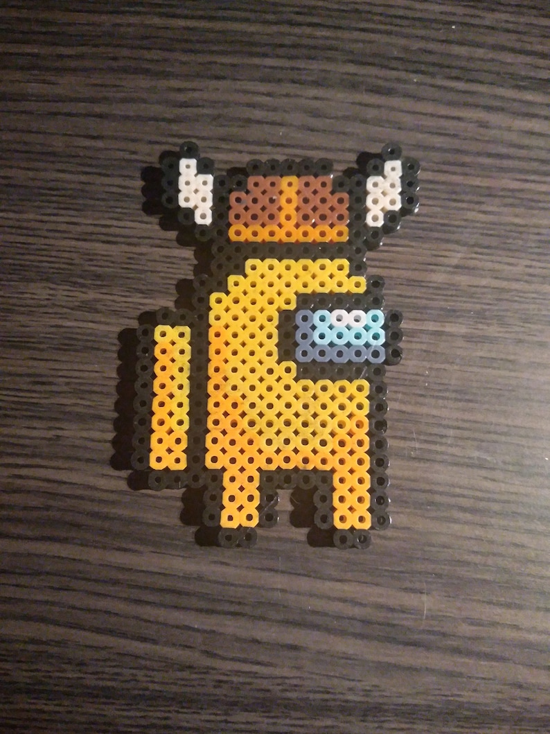 Among Us With Hats Inspired Perler Bead Art Part 2 Etsy