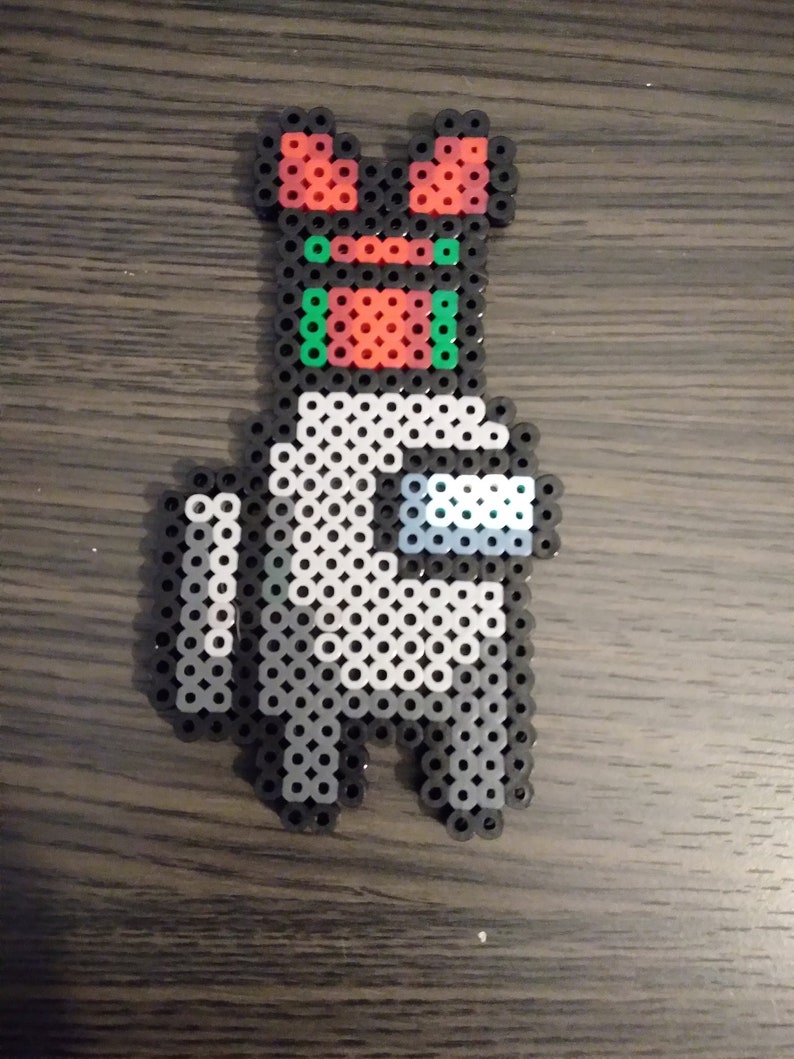 Among Us Christmas Hats Inspired Perler Bead Art Etsy