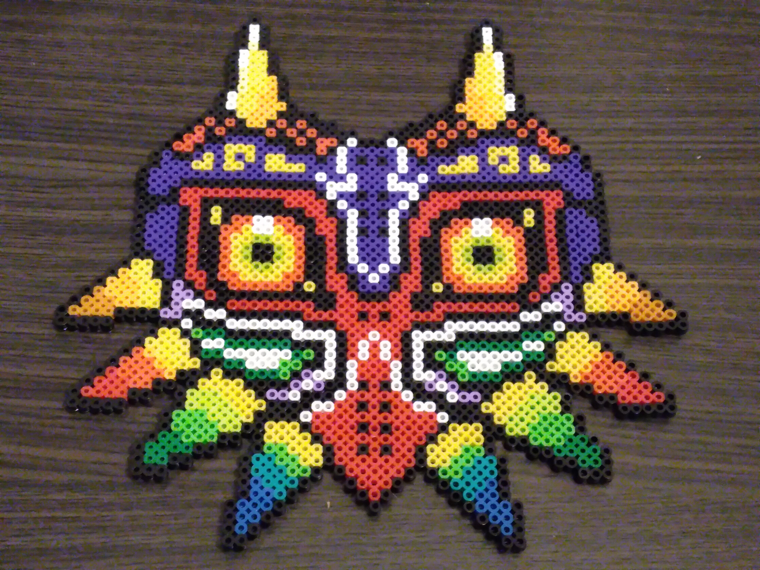 Hama様　オーダー LOZ Majoras Mask Inspired Perler Art - Etsy Canada