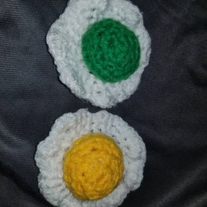 Crochet Fried Egg Pretend Play