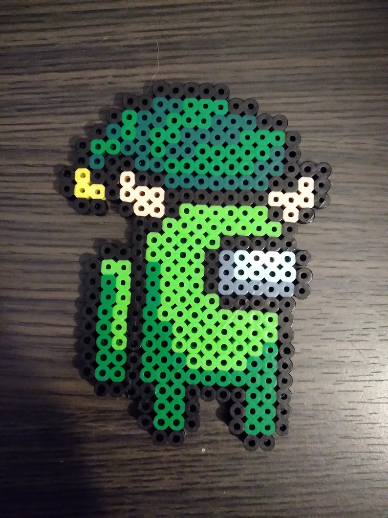 Among Us Christmas Hats Inspired Perler Bead Art Etsy