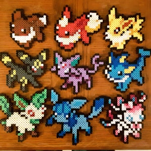 Perler Bead Eeveelutions