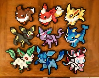 Perler Bead Eeveelutions