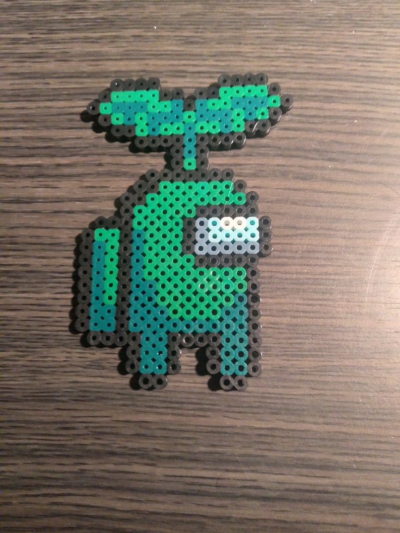 Among Us With Hats Inspired Perler Bead Art Etsy