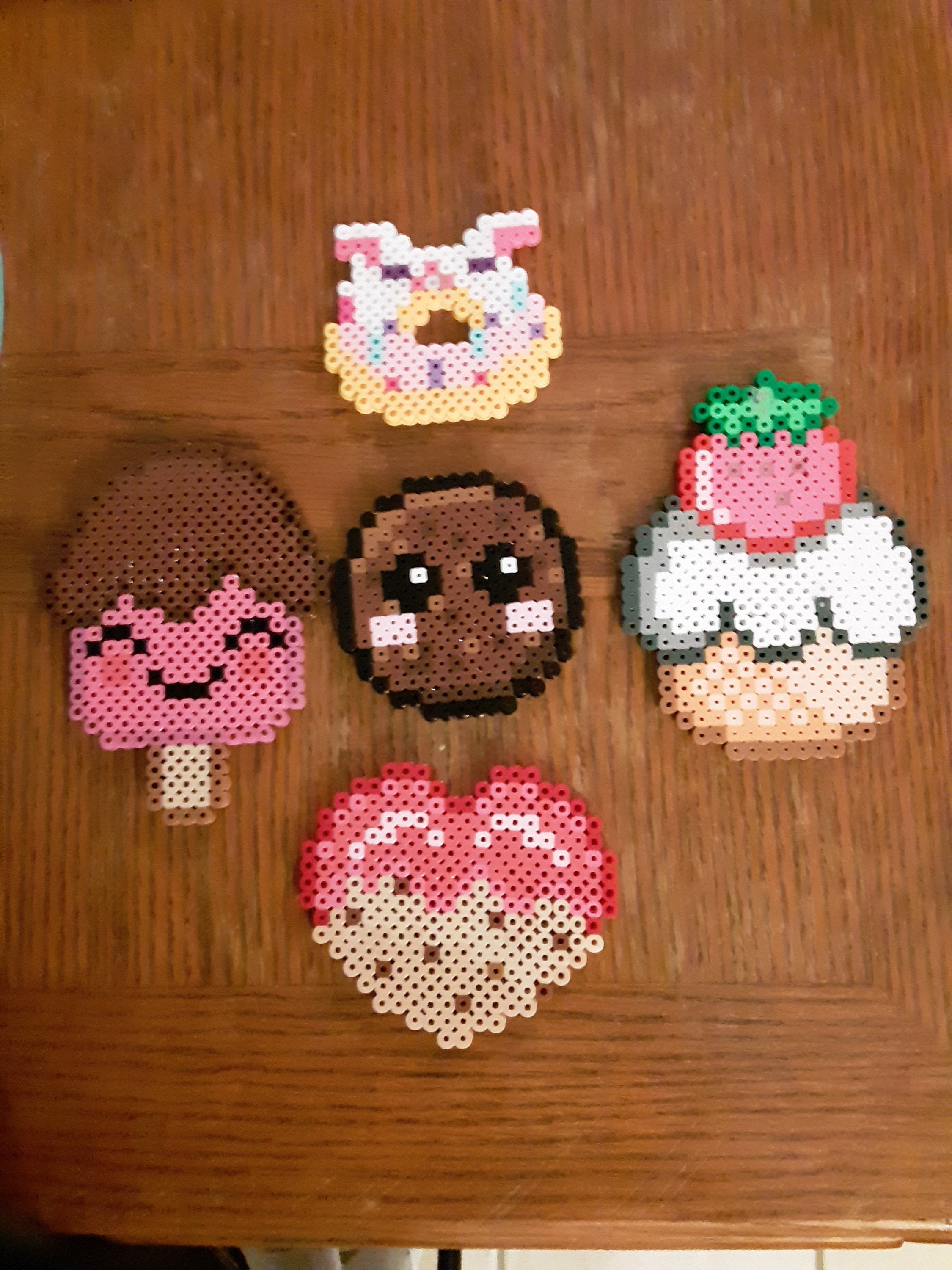 Dessert Perler Bead Art Etsy