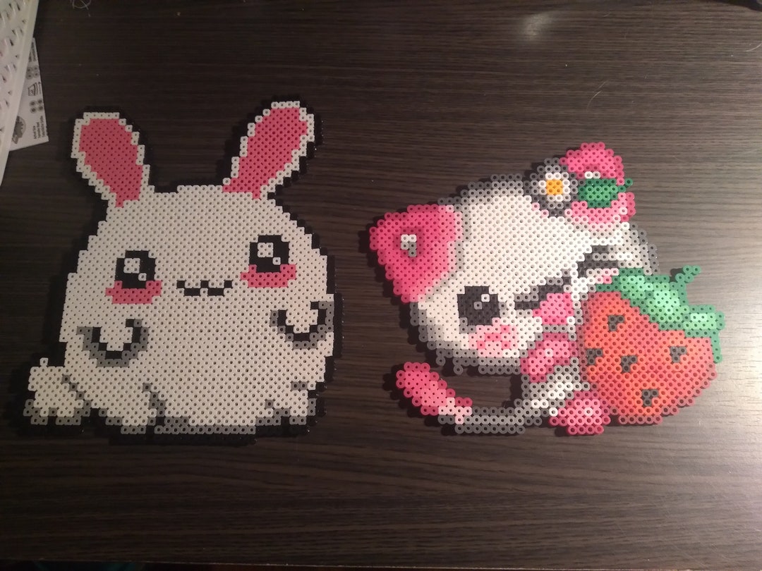 Cute Perler Bead Animal Art Etsy