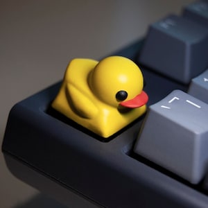 Duckey Duck Artisan Keycap for Cherry MX Keycap Mechanical Gaming Keyboards - Duck Keycaps