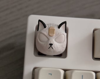 Tecla Meowf Lucipurr Cat Artisan - Teclas para teclados mecánicos Cherry MX