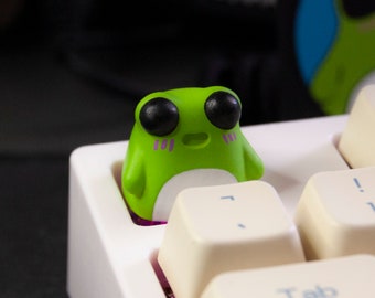 Teclas Artisan Froggie - Teclas Cherry MX, Kalih y Gateron para teclados mecánicos de juegos - Tecla Escape