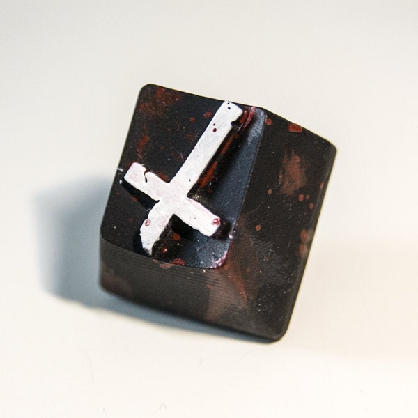 Inverted Cross Artisan Keycap for Cherry MX Mechanical Gaming Keyboards
