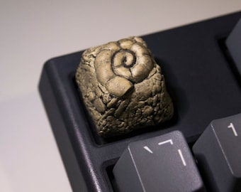 Tecla Helix Fossil Artisan: Tecla de teclado para juegos Cherry MX