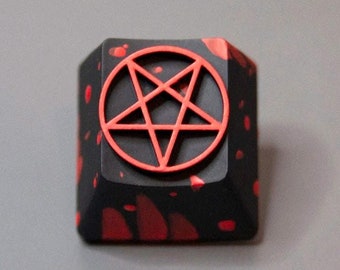 Pentagram Artisan Keycap &quot;Sacrificial Stone&quot; per tastiere da gioco meccaniche Cherry MX Keycap