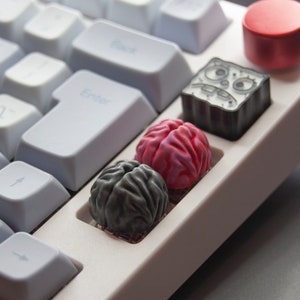 Brain artisan keycap,keycaps made for cherry mx, gateron and kalih switch mechanical keyboards