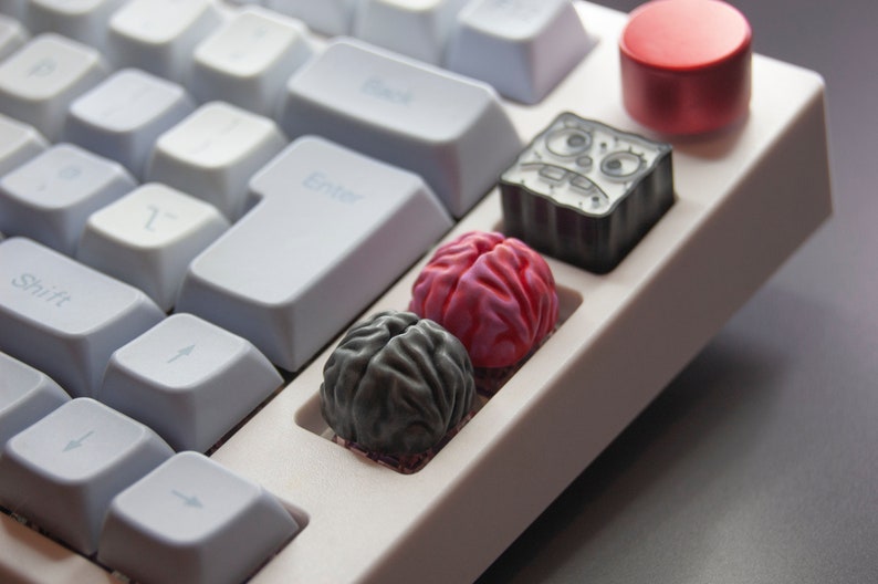 Brain artisan keycap,keycaps made for cherry mx, gateron and kalih switch mechanical keyboards