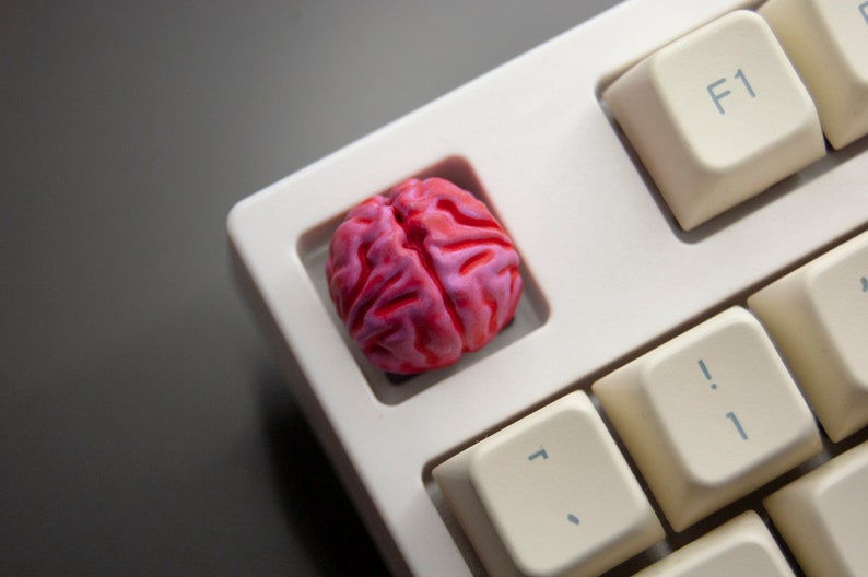 Brain artisan keycap,keycaps made for cherry mx, gateron and kalih switch mechanical keyboards