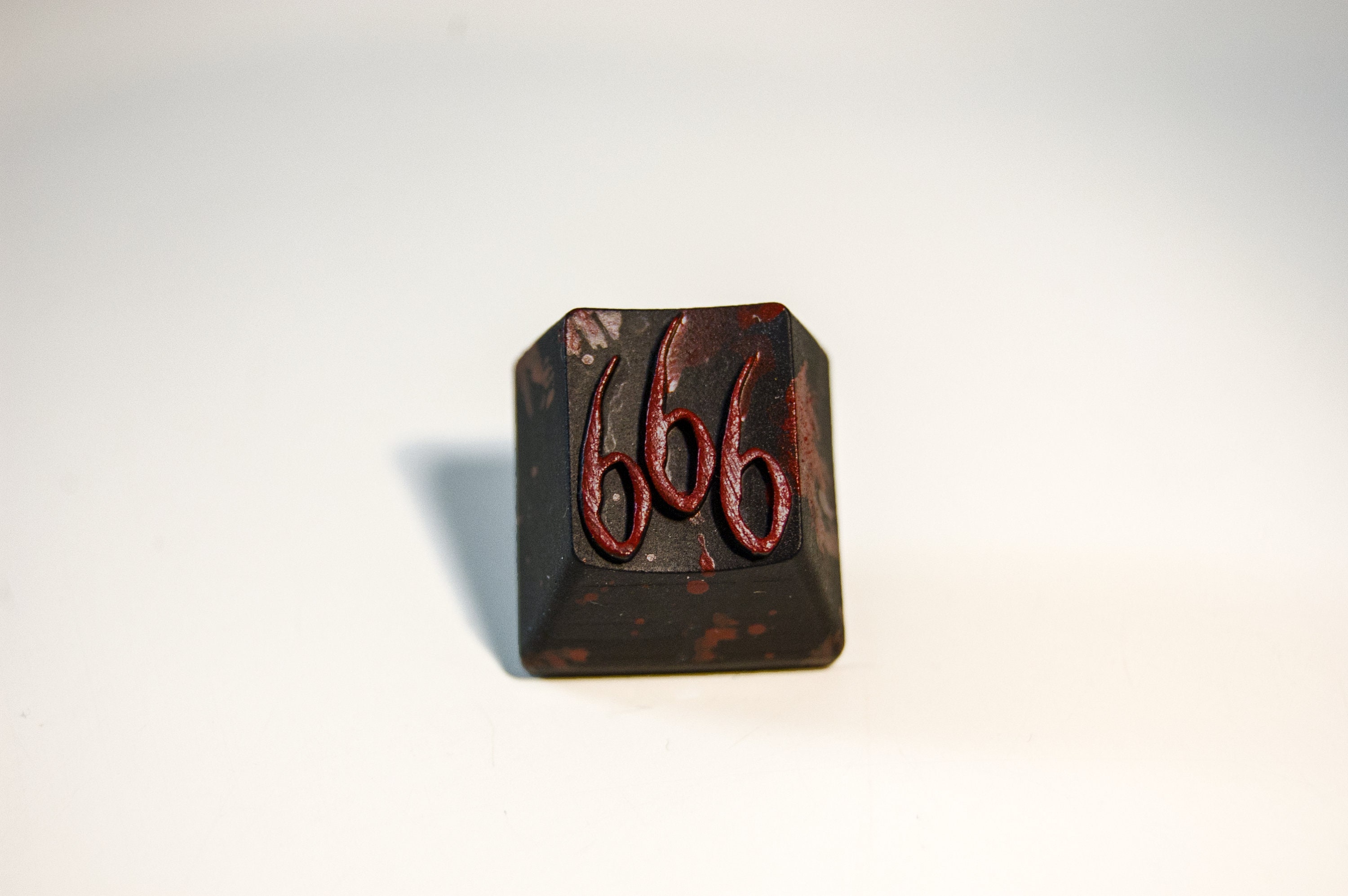 666 Caps 666 Splatterhouse Artisan Keycap for Cherry MX Mechanical Gaming ...
