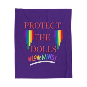 Pride-themed Velveteen Plush Blanket, Cozy Home Decor, LGBTQ+ Gift, Soft Throw for Relaxation, Rainbow Art