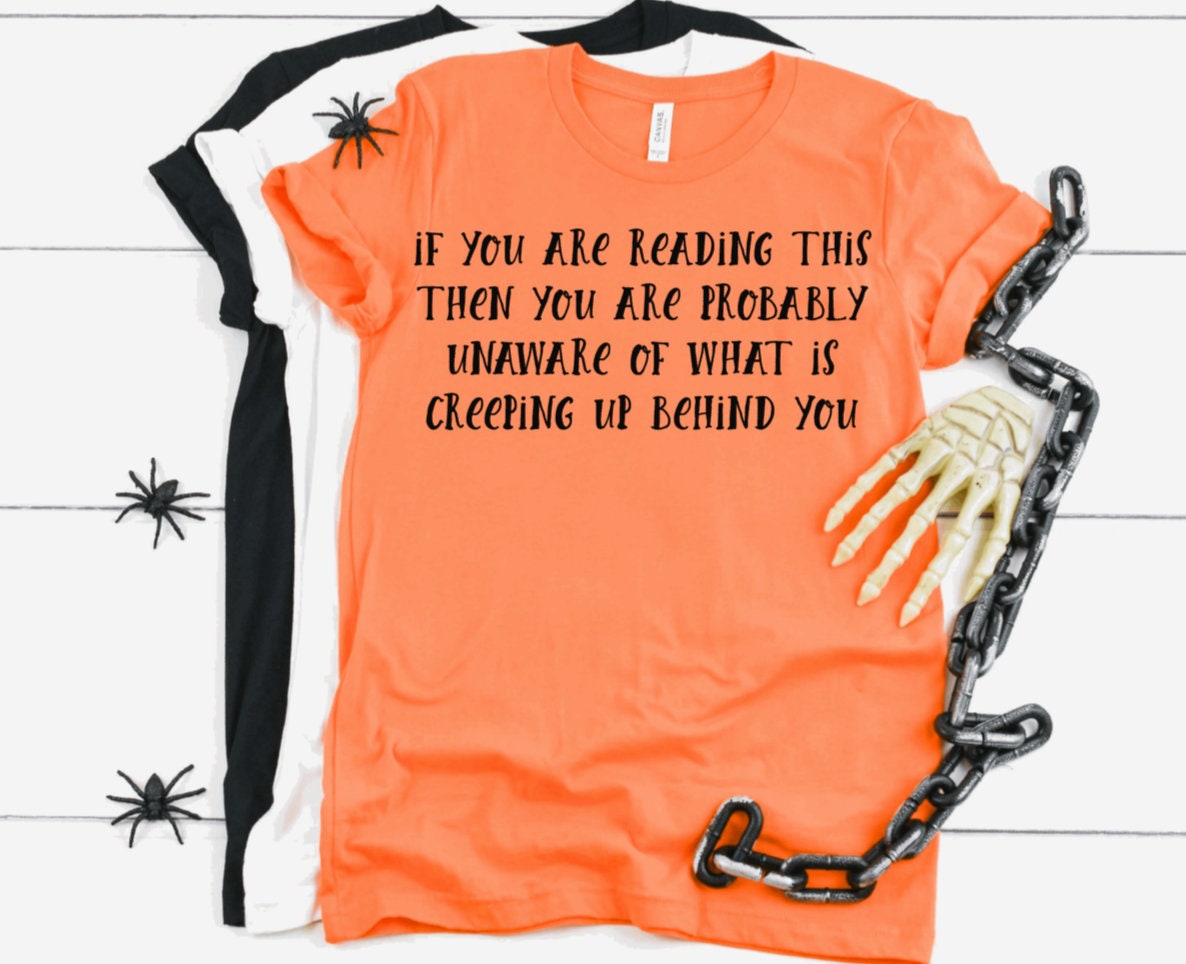 Halloween Tee Shirt Halloween Clothing Funny Shirt Creepy | Etsy