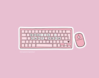 Emails I Can't Send Sabrina Carpenter Waterproof Sticker - Short N Sweet, Gifts for Her, Swiftie Gift, Pop Culture