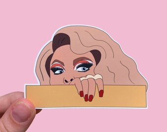 Miss Vanjie-klistermärke - Rupaul's Drag Race (Vattentät) - Presenter till bästa vänner, bästa vänpresenter, present till henne, honom, dem