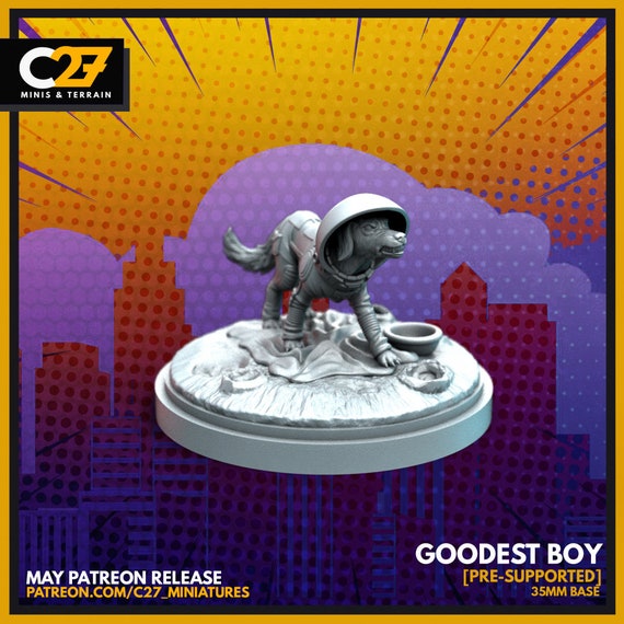 Goodest Boy Cosmo The Spacedog C27 Minis Terrain 40mm Etsy Goodest Boy Cosmo The Spacedog C27 Minis Terrain 40mm Etsy