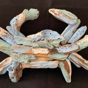 Driftwood Crab wall decor