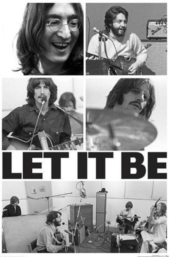 Beatles: Let It Be Compilation 22 X 34 Inch Rolled Poster