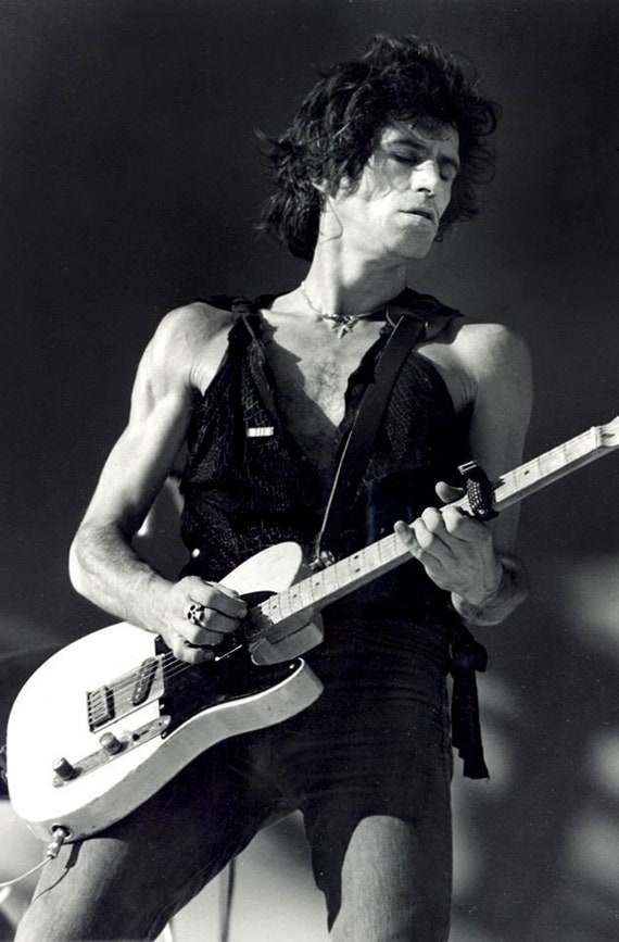 ローリング・ストーンズ：キース・リチャーズ 24 x 36 インチ ロール