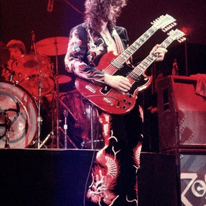 Led Zeppelin: Jimmy Page 24x36 inch rolled wall poster
