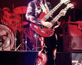 レッド・ツェッペリン: ジミー・ペイジ 24 x 36 インチ ロール