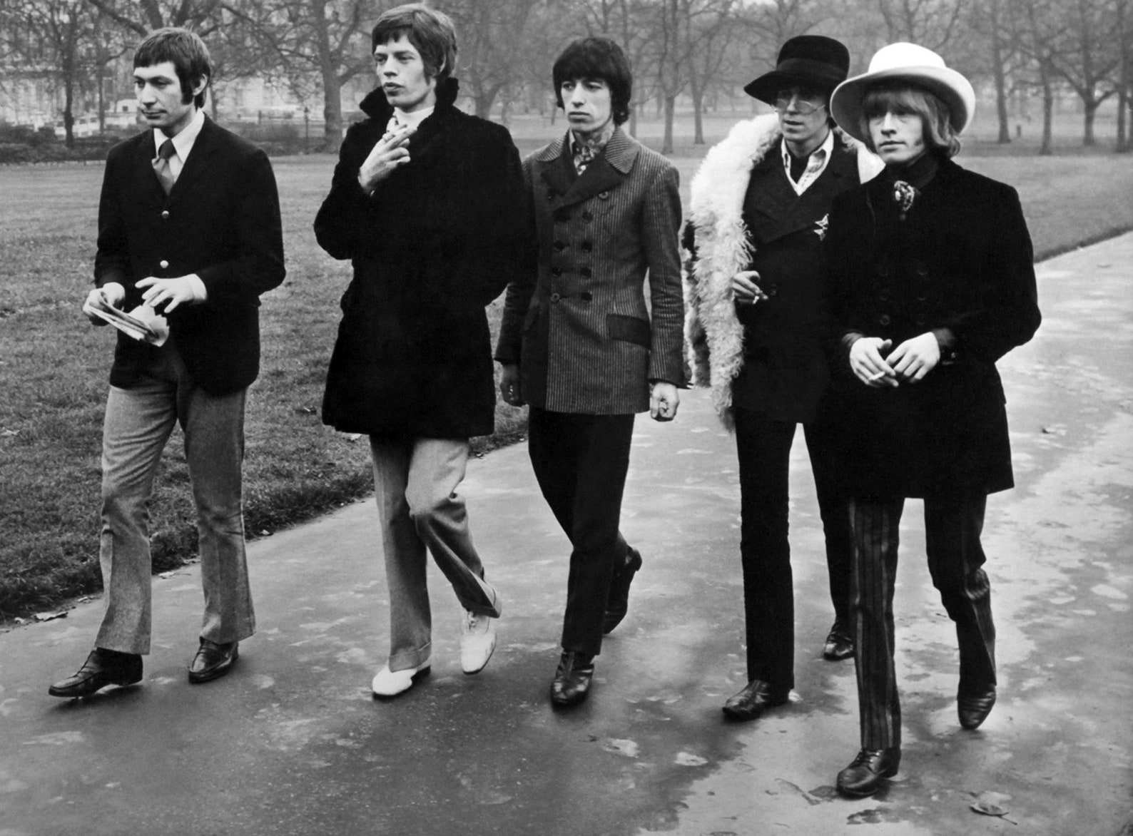 Rolling Stones With Brian Jones 24x36 Poster Etsy