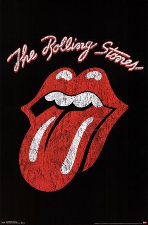 Rolling Stones Logo 22 X 34 Inch Rolled Poster - Etsy