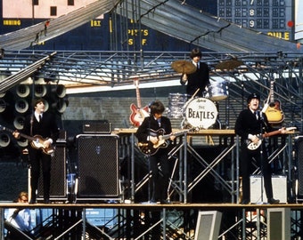 Beatles live in Chicago 24x36 inch rolled poster