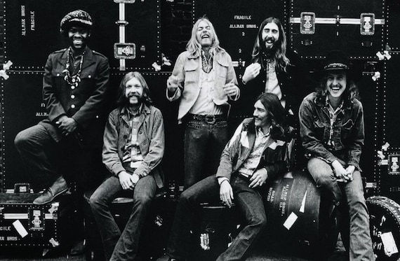 Allman Brothers 24x36 Inch Rolled Wall Poster - Etsy Canada