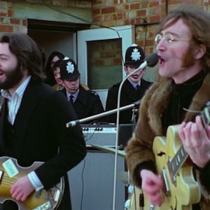 Beatles Takkonsert rullad väggposter 61 x 91 cm
